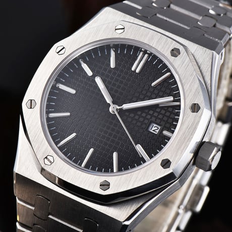 APメンズ自動巻き腕時計ロイヤルオーク41mmサファイアガラスメカニカルパルニスAP75