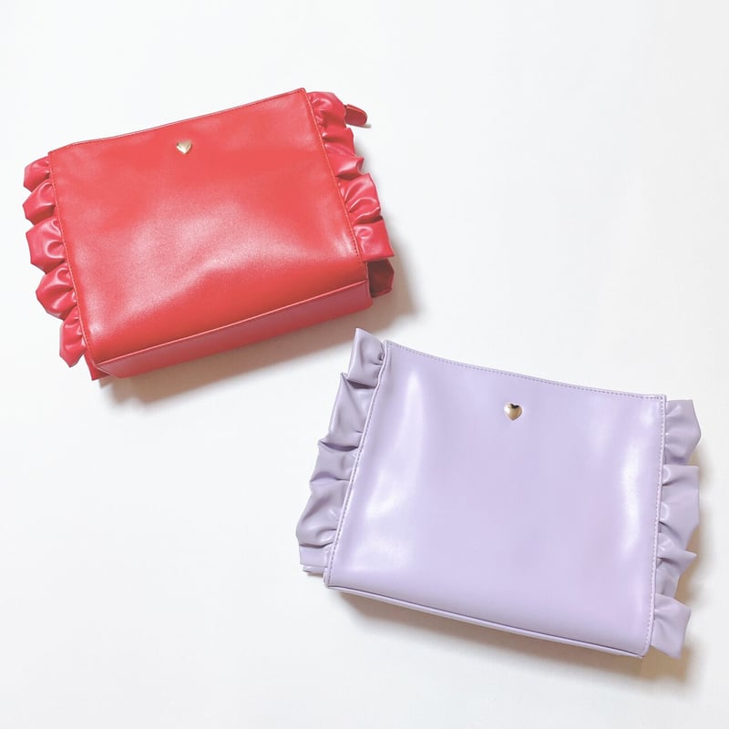 サイドフリルショルダーバッグ/Side frill shoulder bag | drops.