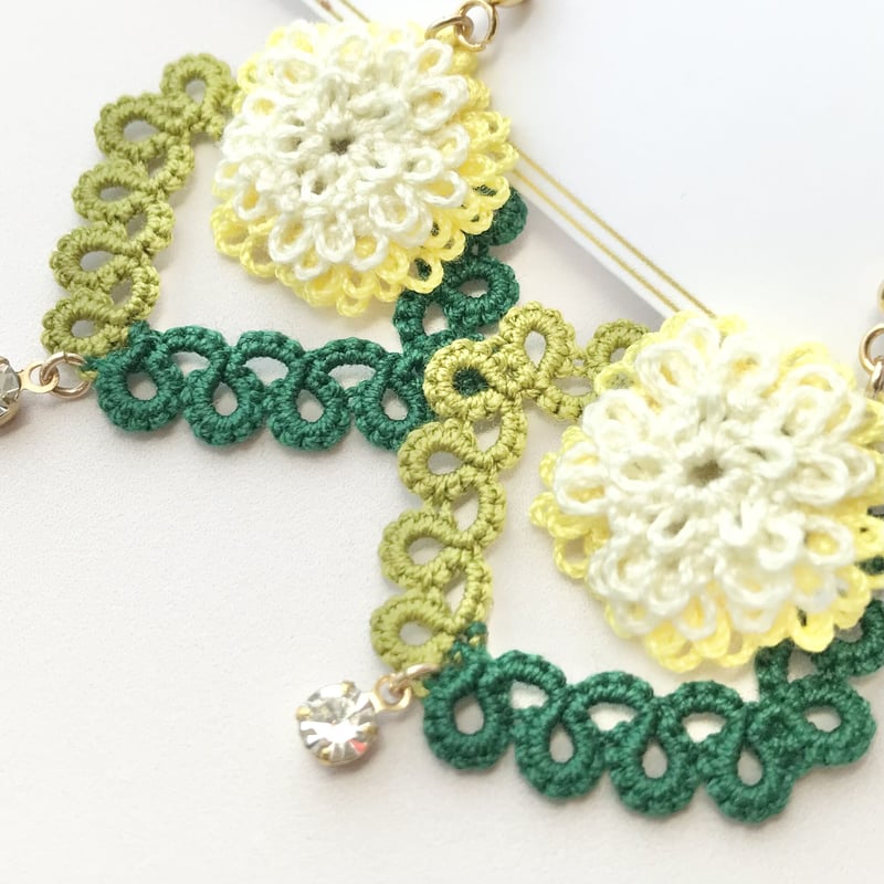 たんぽぽ2wayピアス | HandmadeShop mousse（ハンドメイドショップ
