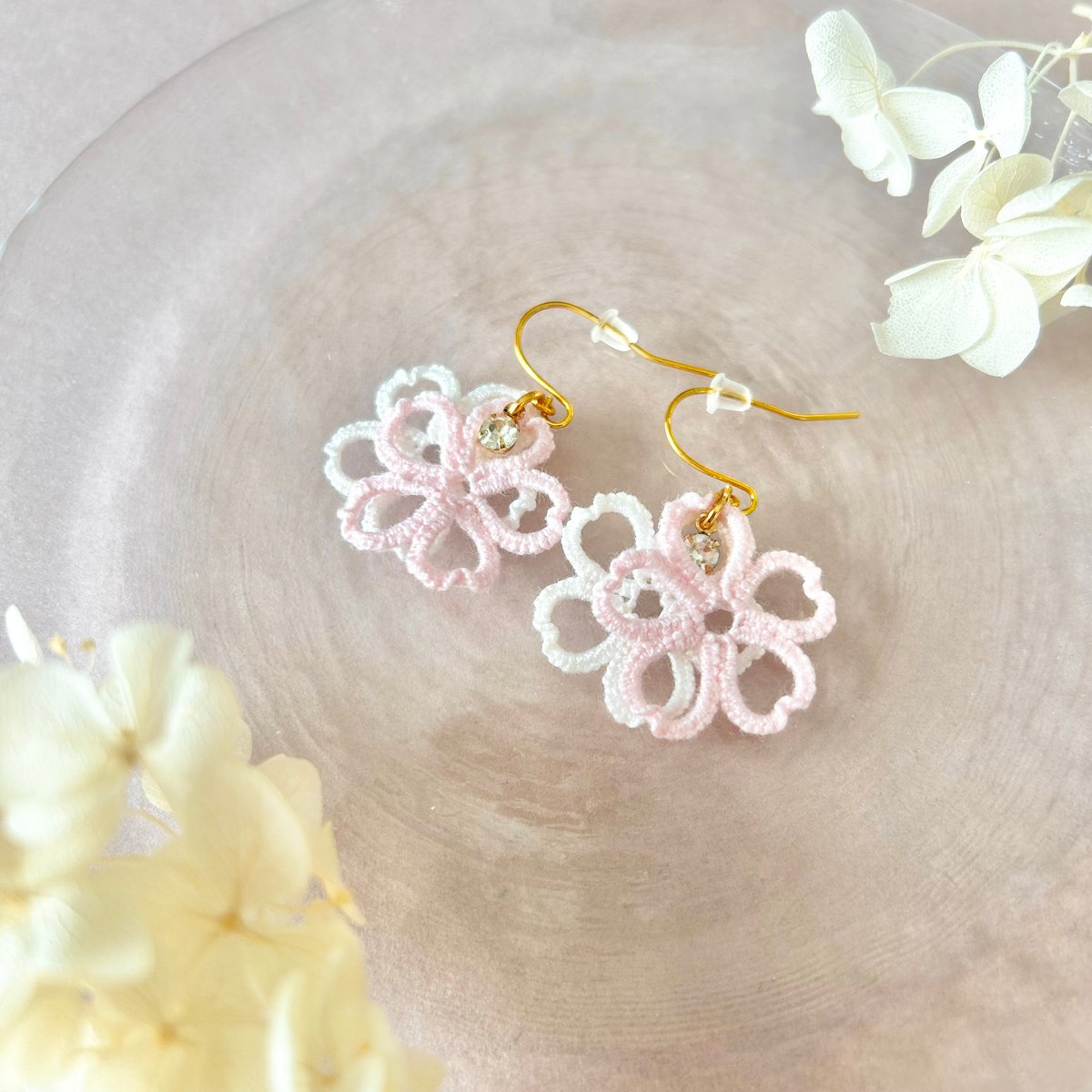 桜ピアス/イヤリング | HandmadeShop mousse（ハンドメイドショップ