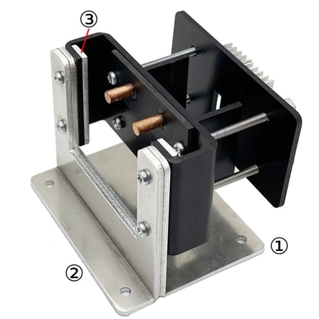 SKW-0007-B　モーターホルダー用縦置きスタンド