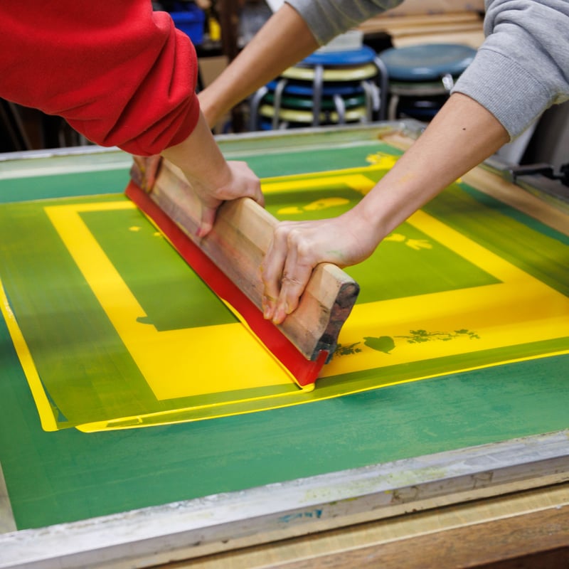 シルクスクリーンポスター【デザイン：広く。】 | 美学校 WEB STORE