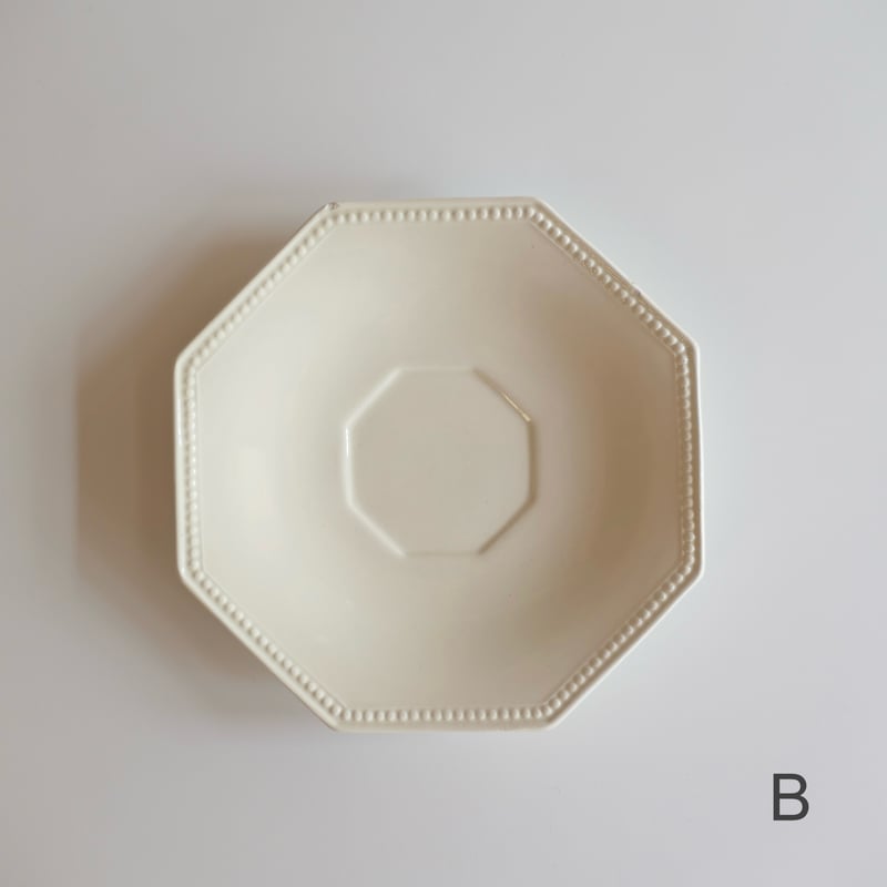 Creil et Montereau Octogonal オクトゴナルのソーサー（A,B） |