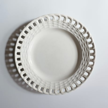 ひまわり様フランスヴィンテージ　リュネヴィル パニエプレート18,5cm /2枚 ひまわり様フランスヴィンテージ リュネヴィル パニエプレート18,5cm /2枚