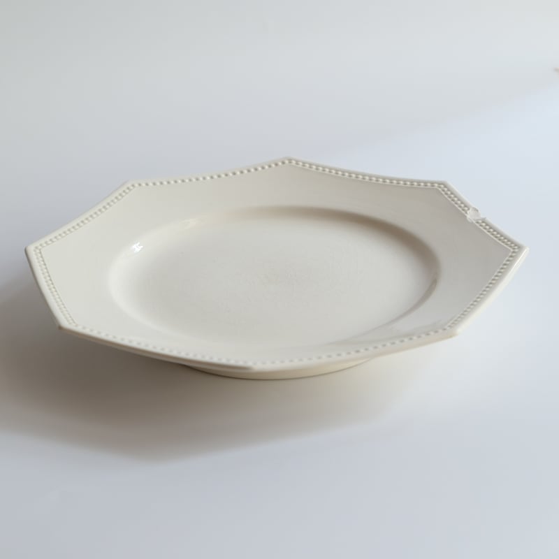 フランスアンティーク サルグミンヌ窯 オクトゴナル コンポティエ