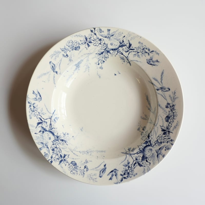 *希少* 大皿 Creil et Montereau LINOTTE リノット 希少* 大皿 Creil et Montereau LINOTTE リノット