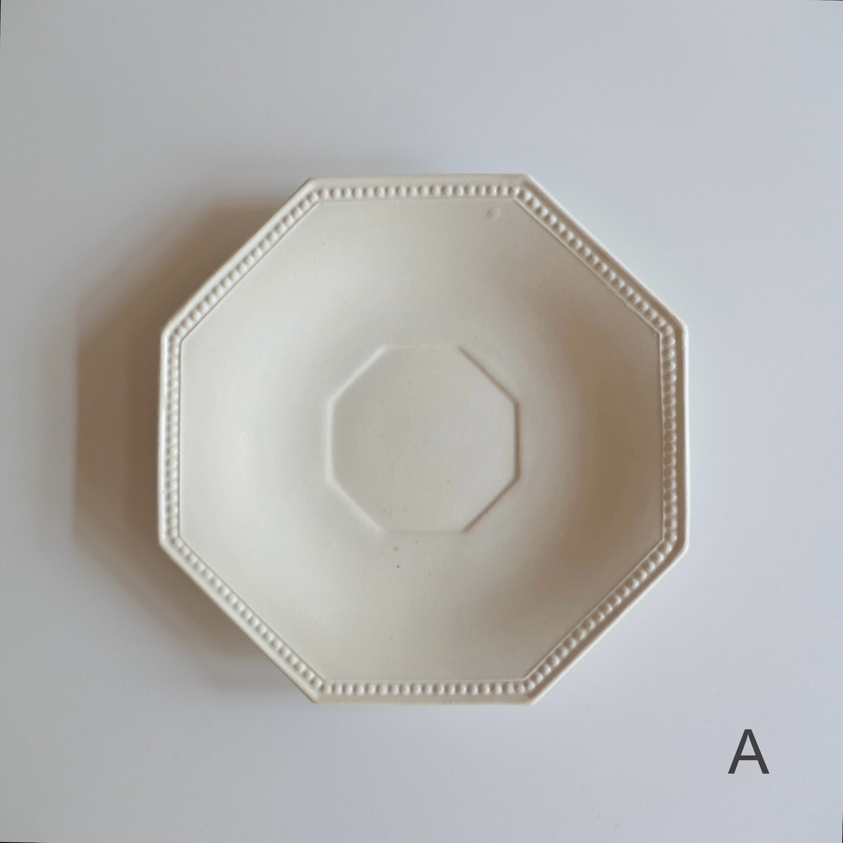 Creil et Montereau Octogonal オクトゴナルのソーサー（A,B） |