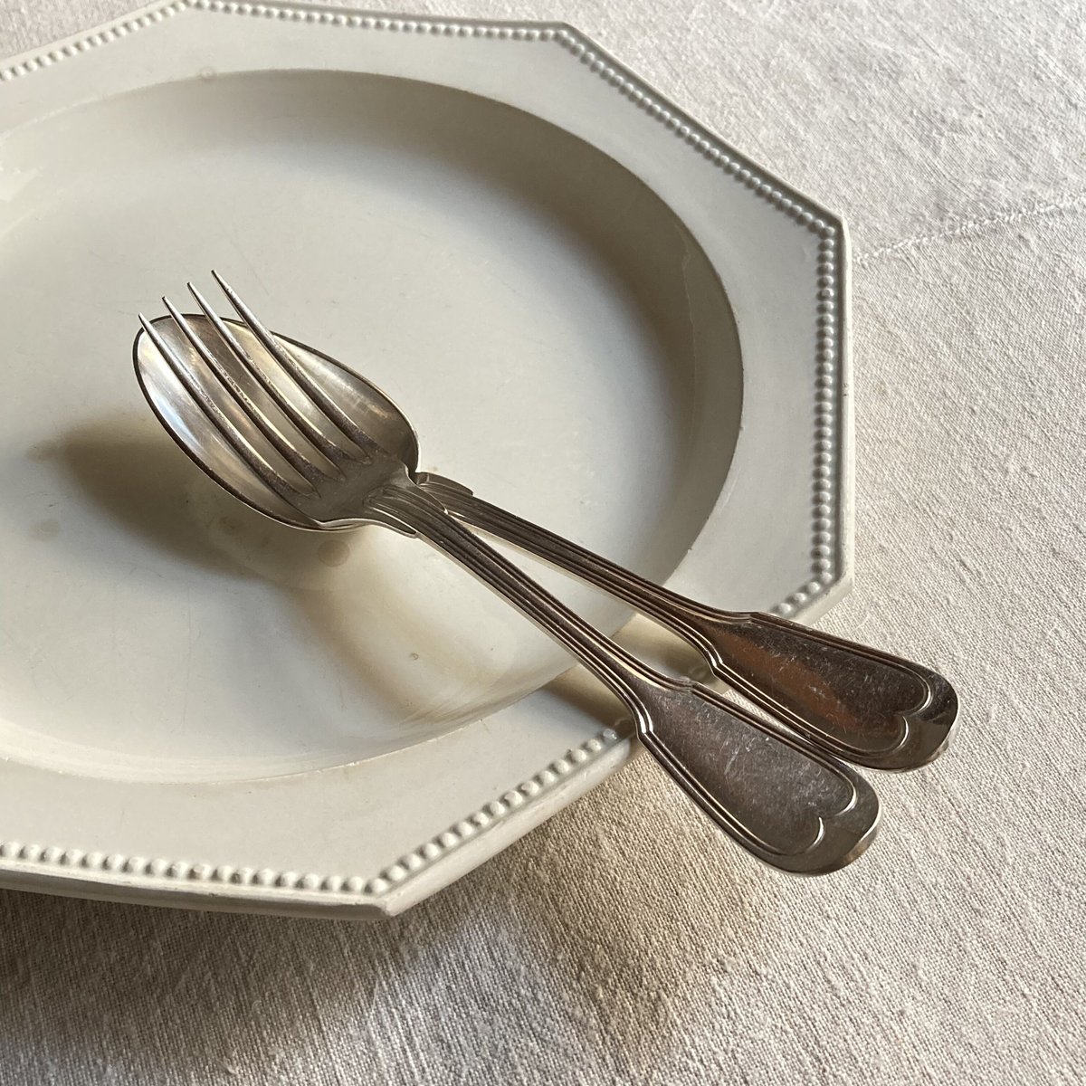 y*i様 ディナープレート2枚【Christofle Fleur d`Argen y*i様