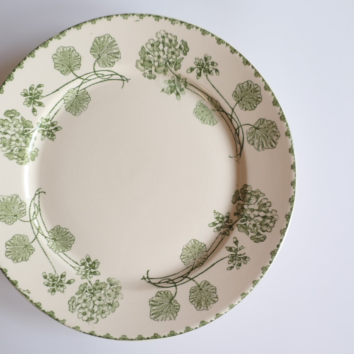 フランス雑貨☆サルグミンヌ ゼラニウム コンポティエ(直径22cm) UCサルグミンヌ ゼラニウム コンポティエ コンポート皿 フランス