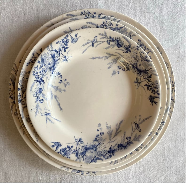 ＊希少＊ 大皿 Creil et Montereau LINOTTE リノット 希少＊ 大皿 Creil et Montereau LINOTTE リノット