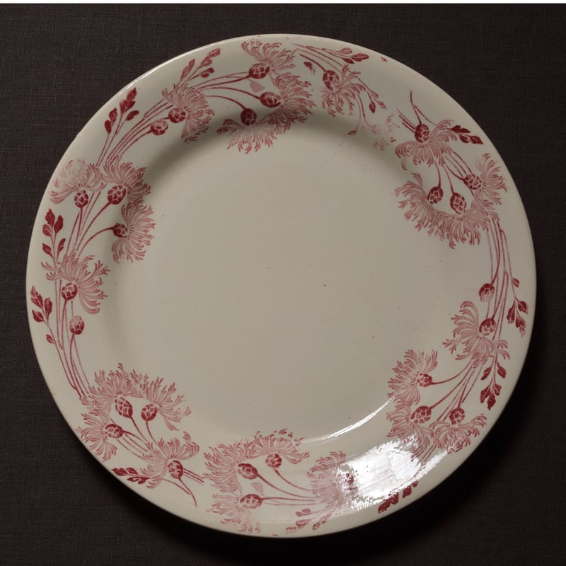 S2 さま Creil et Montereau 皿（刻印あり）×2 S2 さま Creil et