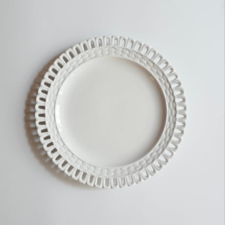 ひまわり様フランスヴィンテージ　リュネヴィル パニエプレート18,5cm /2枚 ひまわり様フランスヴィンテージ リュネヴィル パニエプレート18