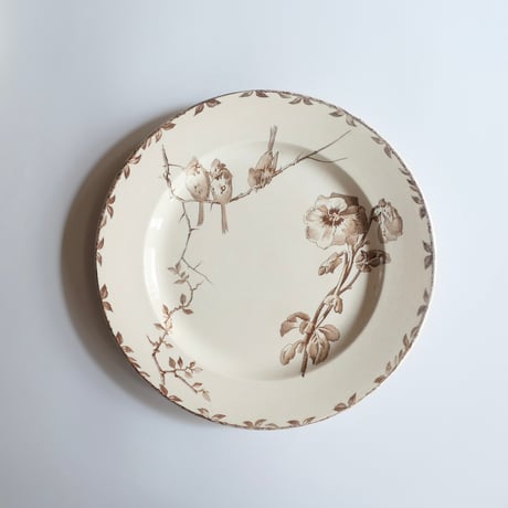 美品 ② フランスアンティーク　Choisy ショワジー　多色　ディナー皿 美品 ② フランスアンティーク Choisy ショワジー 多色 ディナー皿