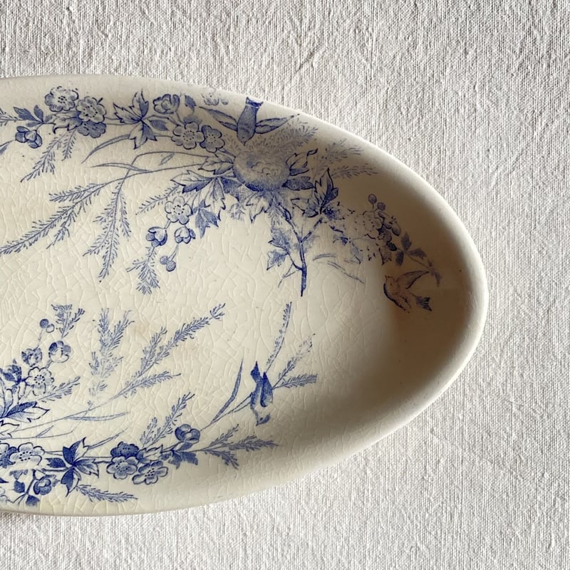 希少＊ 大皿 Creil et Montereau LINOTTE リノット