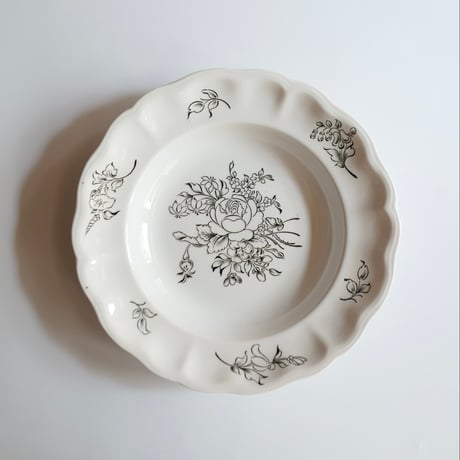 美品　Luneville　DENTELLE　c&s　フランスアンティーク カーネーションのソーシエール luneville œillet フランス