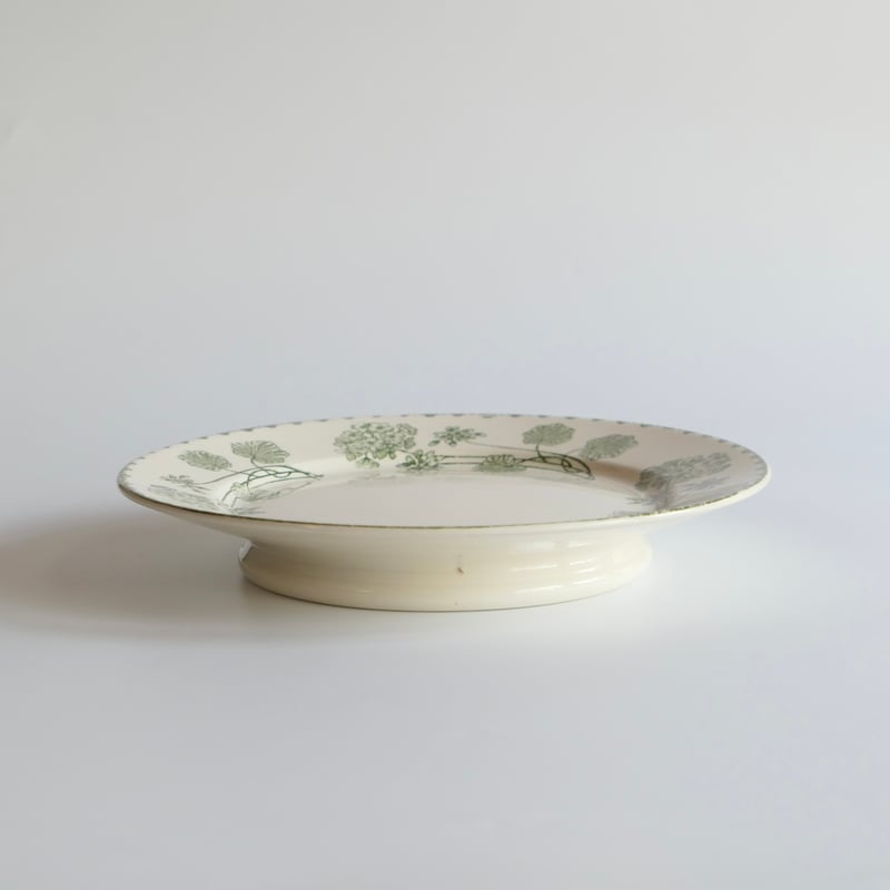 フランス雑貨☆サルグミンヌ ゼラニウム コンポティエ(直径22cm) U&C Sarreguemines 