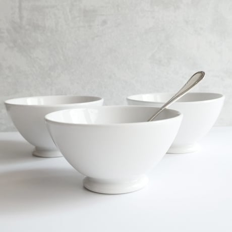 Digoin et Sarreguemines　白釉のカフェオレボウルC（在庫３）