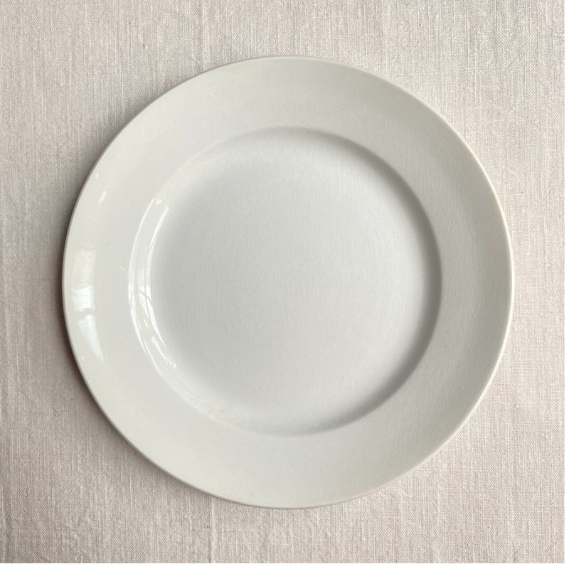 Digoin et Sarreguemines 19世紀の白いお皿 2枚揃え | Reinette