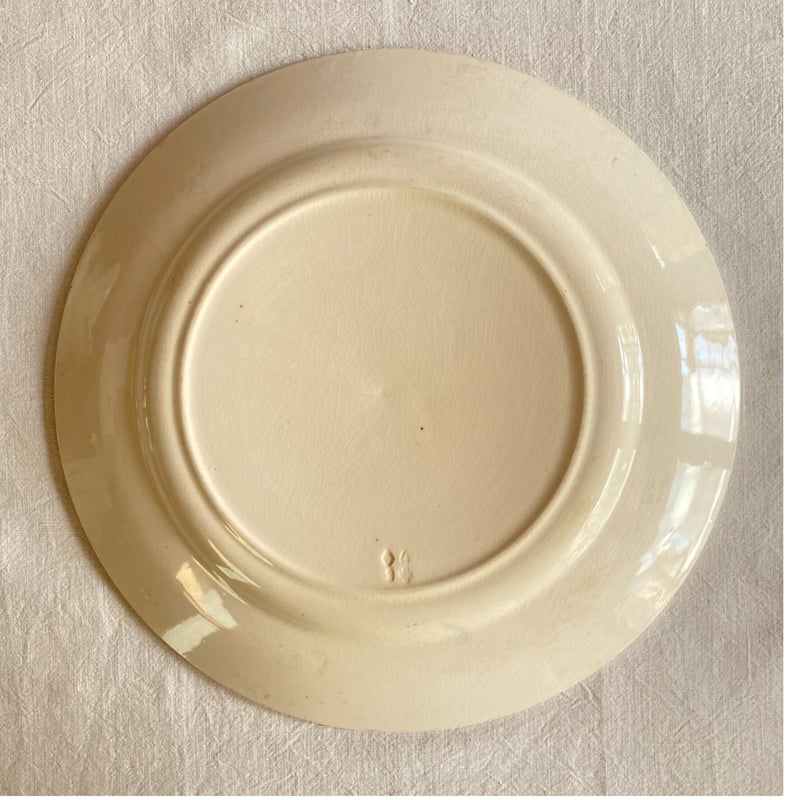 希少＊ 大皿 Creil et Montereau LINOTTE リノット 希少＊ 大皿 Creil