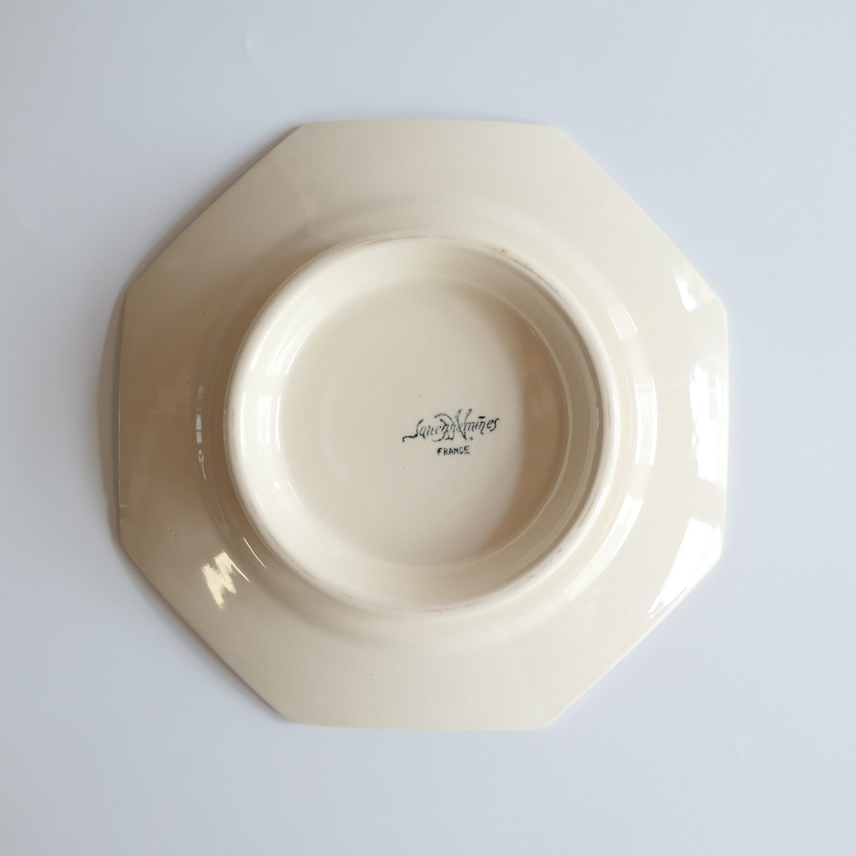 フランスアンティーク　サルグミンヌ　オクトゴナル　コンポティエ Digoin et Sarreguemines オクトゴナルのコンポティエ | Reinette