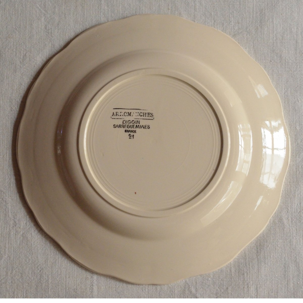 Tory様専用】アンティーク サルグミンヌ U＆C ROYAT 平皿2枚セット