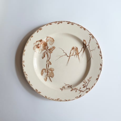 アンティークショワジー・ル・ロワChoisy le Roiの平皿23.5cm gc-1159