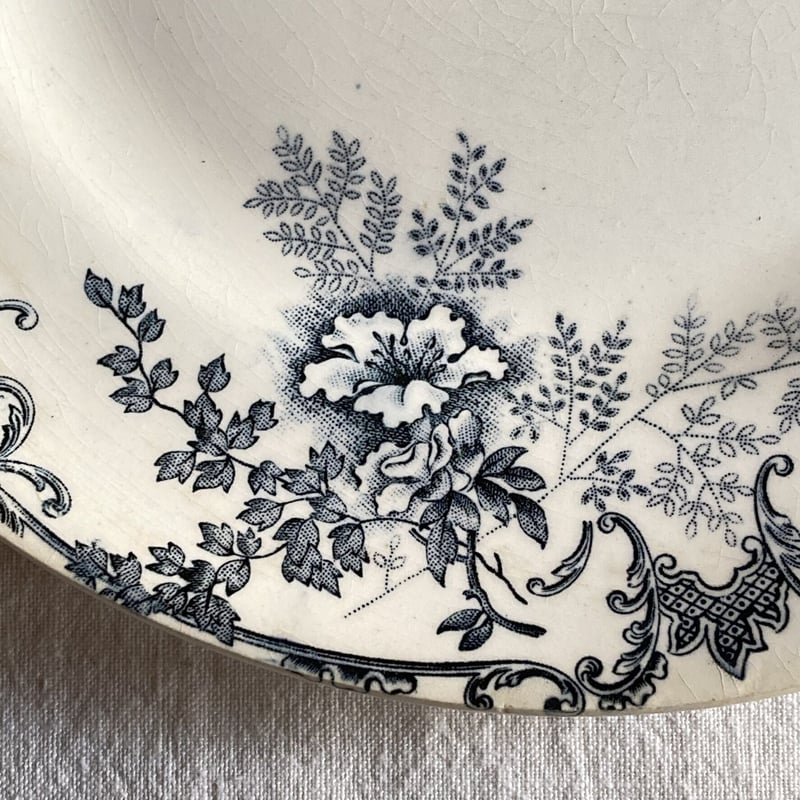 フランス　choisy ショワジー Floreal フロレアル ラヴィエ アンティーク ラヴィエ オーバル皿 FLOREAL フランス