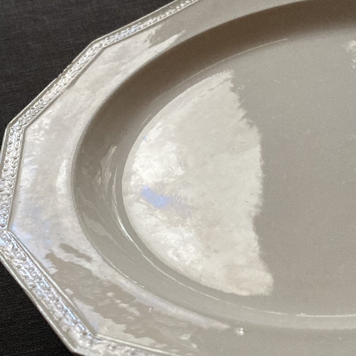 美品 Creil ドデカゴナルプレート ドデカゴン12角形 フランスアンティーク 美品 Creil ドデカゴナルプレート ドデカゴン12角形 フランスアンティーク