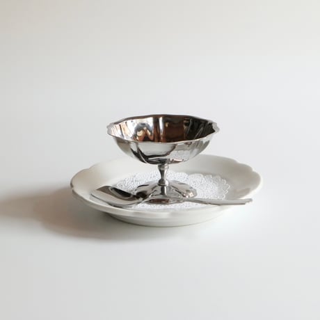 France Brocante アイスカップ 【S】サイズ2個セット/スプーン付 アイスクリームカップ | STORES