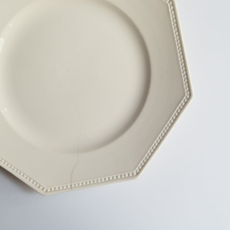 短期出品 サルグミンヌ オクトゴナル 深皿 フランスアンティーク 25-7 ご予約 サルグミンヌ オクトゴナル ファイアンスフィーヌ