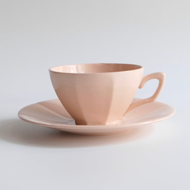 Digoin et Sarreguemines ペールピンクのカップ＆ソーサーC | Rein