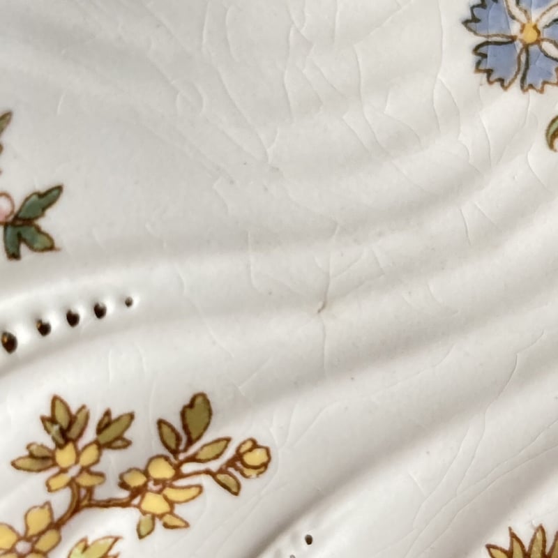 Sarreguemines　ルイ15世　プレート　フランスアンティーク【D】 U&C Sarreguemines【Louis XV】ルイ15世ガトープレート18cm_C