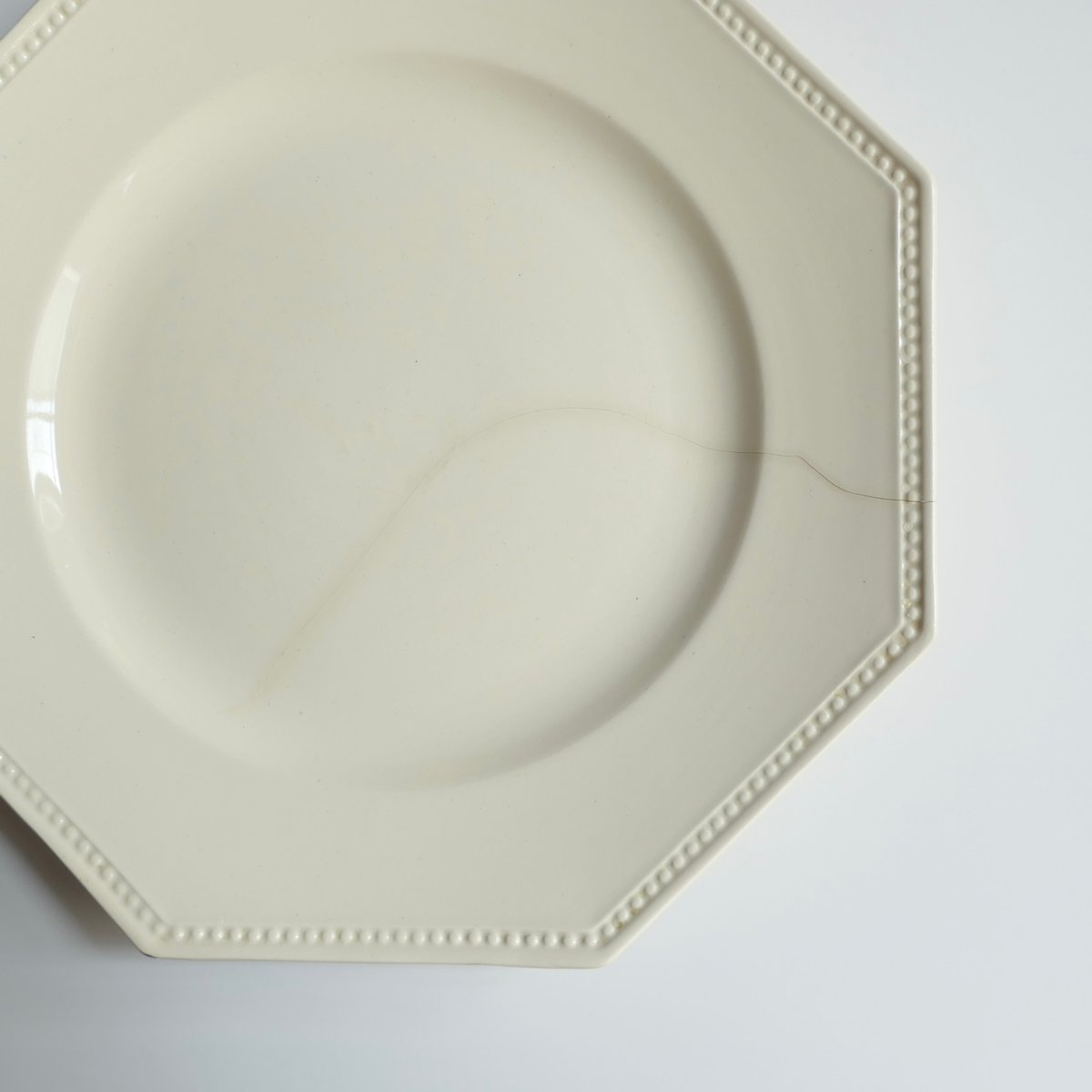 サルグミンヌ　オクトゴナル　プレート2枚セット フランスアンティーク サルグミンヌ オクトゴナル プレート 2枚