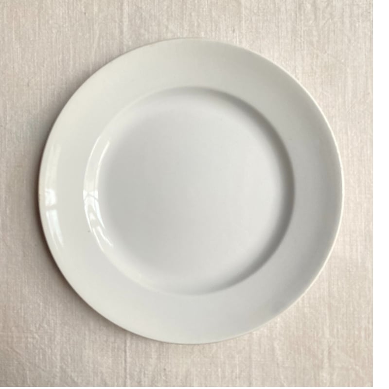 Digoin et Sarreguemines 19世紀の白いお皿 2枚揃え | Reinette