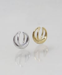 金属アレルギー対応「ieLS」ステンレス　クロスイヤカフ