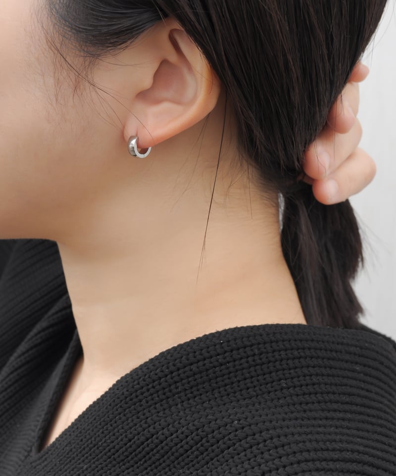 金属アレルギー対応「ieLS」ステンレス ミニフープピアス4mm | ieLS
