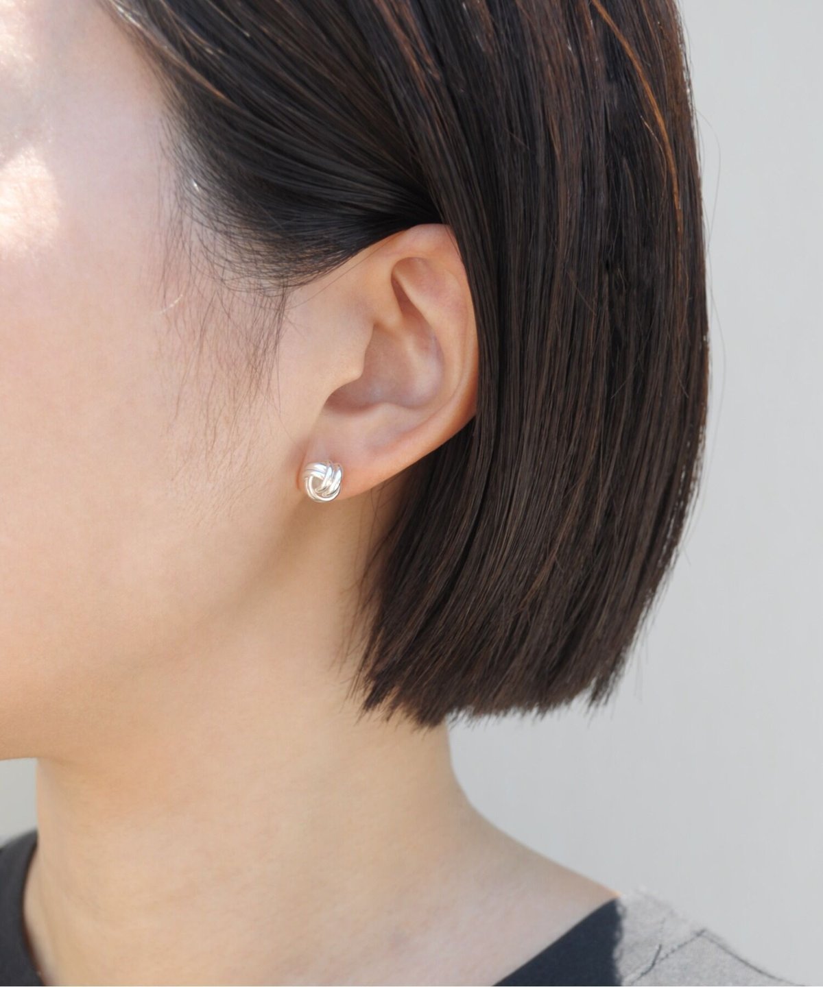 シルバー ノットデザインピアス VIS(ビス) / ノットデザインピアス (アクセサリー / ピアス（両