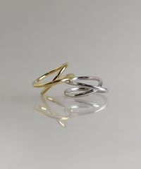 金属アレルギー対応「ieLS」ステンレス　インフィニティクロスリング