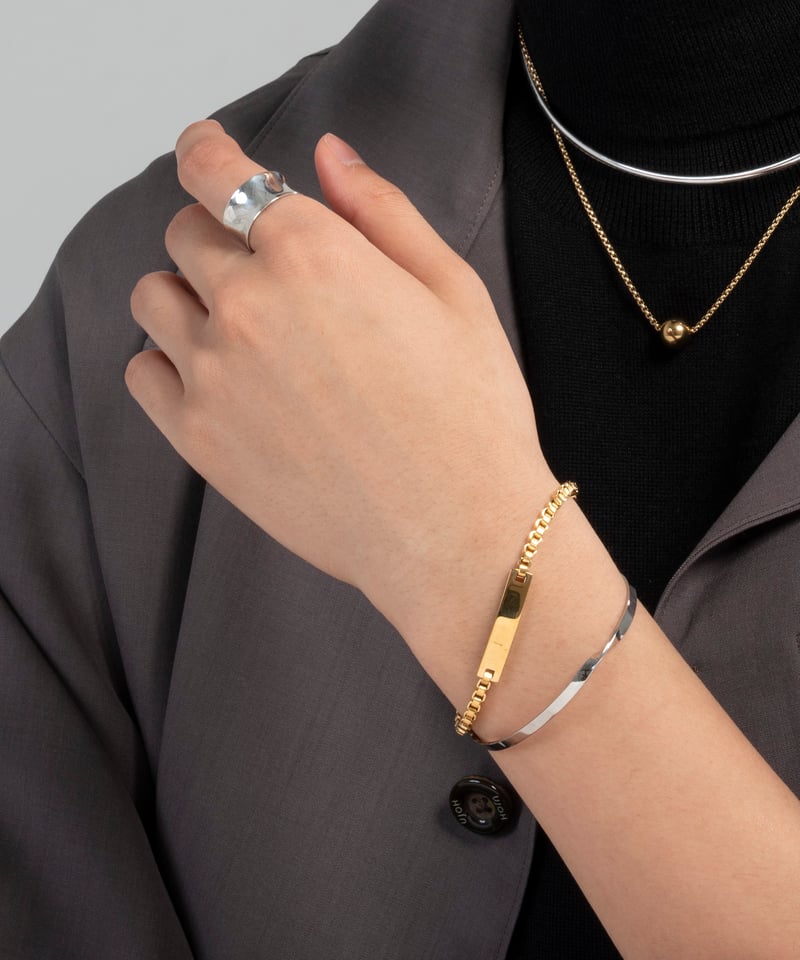 金属アレルギー対応「ieLS」ステンレス デザインバングル | ieLS ONLINE
