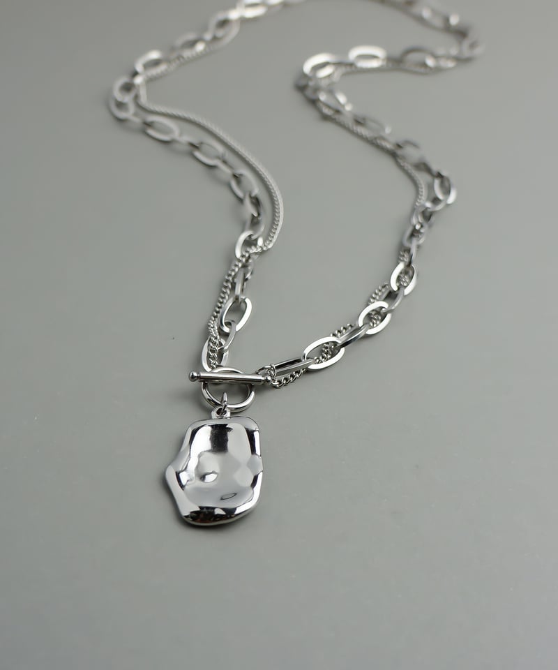 金属アレルギー対応「ieLS」ステンレス ダブルチェーンデザイン