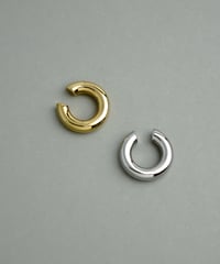 金属アレルギー対応「ieLS」 ボリューム片耳イヤーカフ ステンレス