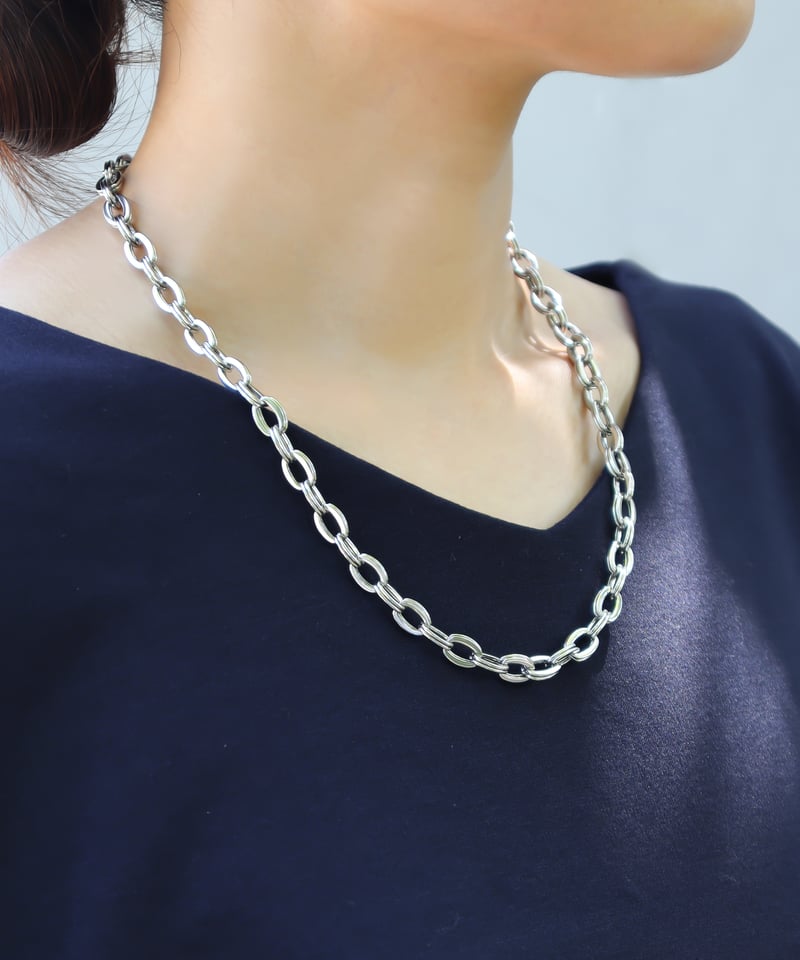 LYSphoenix ステンレススチールシルバーチェーンネックレス 神妙 