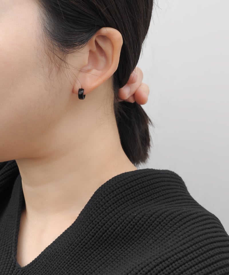 金属アレルギー対応「ieLS」ステンレス ミニフープピアス4mm | ieLS