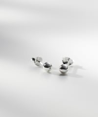 金属アレルギー対応「ieLS」SV925 シルバー ボールピアス 6mm