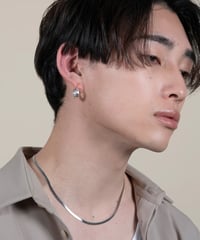 金属アレルギー対応「ieLS」ステンレス　フラットスネークチェーン3mm