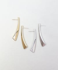 金属アレルギー対応「ieLS」ステンレス　カーブバーピアス