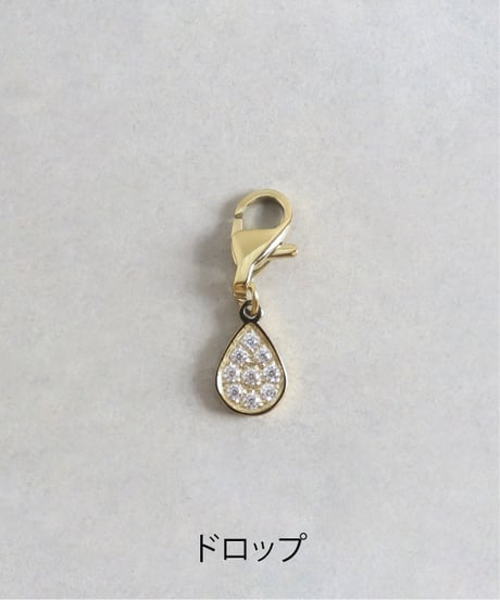 金属アレルギー対応「ieLS」ステンレス　チャーム