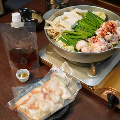 国産和牛もつ鍋（しゃぶ味）3人前 もつ・だしセット