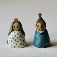 Pottery dolls :  陶土のおひなさま