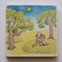 [on the field] 0riginal painting : のはらで（原画）